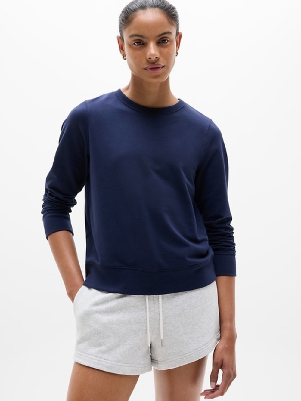 ATHLETA Retroterry Crewneck Sweatshirt